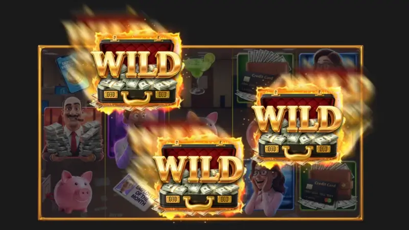 Random Wilds scattered on reels